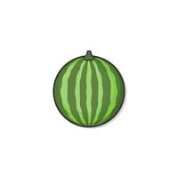 cartoon icoon van watermeloen illustratie vector