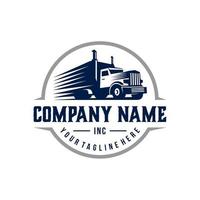 vrachtwagen auto logo teken ontwerp vector