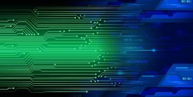 cyber circuit toekomstige technologie concept achtergrond vector