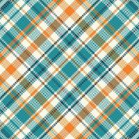 tartan geruite patroon met textuur en retro kleur. vector