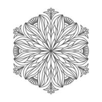 elegante en unieke mandala-ornamenten vector