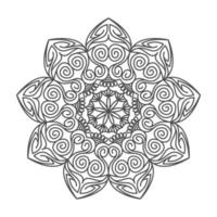 elegante en unieke mandala-ornamenten vector