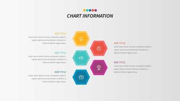 5 stap zakelijke infographic vector