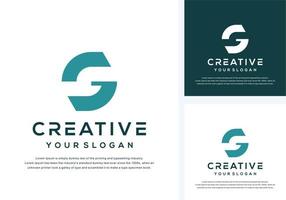 abstract monogram letter g logo-ontwerp vector