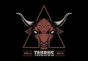 Taurus sterrenbeeld vector