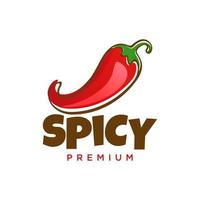 chili peper logo sjabloon vector