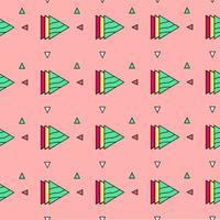 modern veelkleurig gestapeld driehoekspatroon voor kledingpatronen. vector