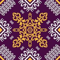 geometrische etnische oosterse traditionele pattern.figure tribal borduurwerk style.design voor behang, kleding, verpakking, stof, vectorillustratie vector