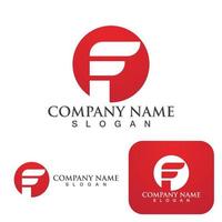 f logo en symbool vector icoon