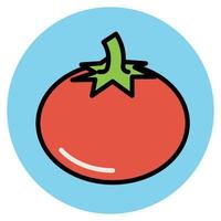 trendy tomatenconcepten vector