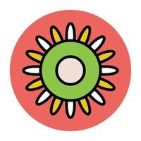 trendy gerbera concepten vector