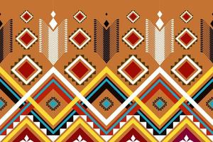 naadloze geometrische etnische Aziatische Oosterse en traditie patroon ontwerp voor textuur en achtergrond. zijde en stoffen patroondecoratie voor tapijt, kleding, verpakking en behang