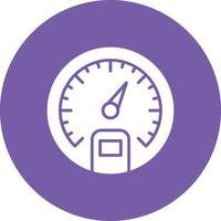 snelheidsmeter glyph cirkel achtergrondpictogram vector