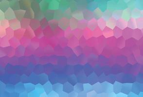 licht veelkleurig, regenboog vectorpatroon met kleurrijke zeshoeken. vector