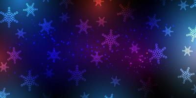 Kerst sneeuwvlok banner vector