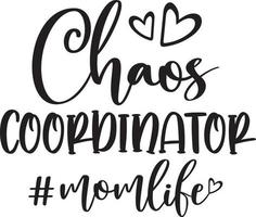 chaos coördinator momlife vector