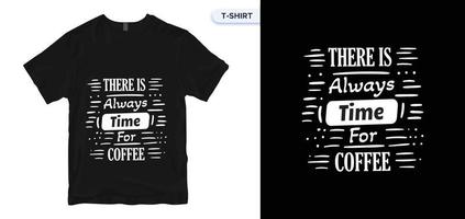 koffie typografie t-shirt design. vectorafdruk, typografie, poster. wereldwijde stalen. vector