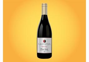 Pinot Noir Fles vector