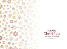 Merry Christmas celebration elegante achtergrond vector