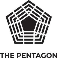 het pentagon amerikaanse ministerie van defensie vector icon