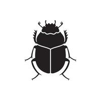 scarabaeinae mestkever vector icon