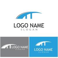 brug logo sjabloon vector pictogram illustratie ontwerp
