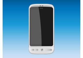 HTC Desire telefoon vector