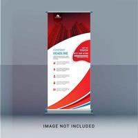 Oranje Roll Up Banner vector