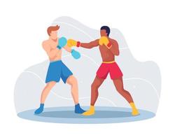 boksen sport illustratie concept