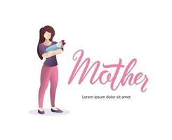 moeder concept illustratie vector