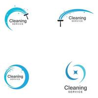 schoonmaak service schoon logo vector pictogrammalplaatje