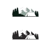 camping van illustratie vector