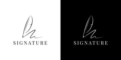 veer ganzenveer handtekening logo ontwerp vector
