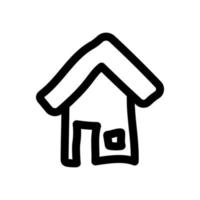 eenvoudig vector pictogram huis