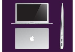 Apple Ultrabook vector