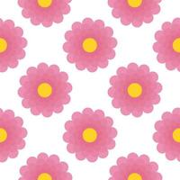 eenvoudig bloemen naadloos patroon vector