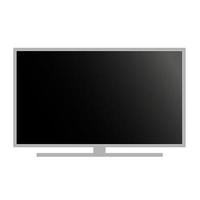 lcd, led tv vector