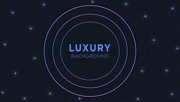 Circulaire luxe moderne achtergrond met glitter licht vector