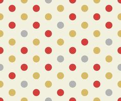 kleur gouden polka dot patroon, gouden ontwerpsjablonen, vakantie achtergrond vectorillustratie. vector