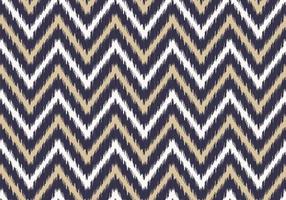 moderne ikat zigzag of chevron geometrische vorm met hedendaagse blauwe en gele gouden kleur naadloze patroon achtergrond. gebruik voor stof, textiel, interieurdecoratie-elementen, verpakking. vector