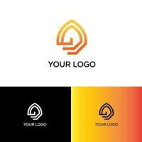 logo moskee, gradiëntvorm en monochroom. abstract embleem, ontwerpconcept, logo, logotype-element voor sjabloon vector
