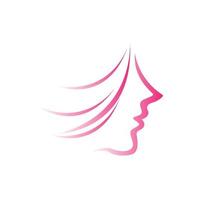 schoonheidssalon spa make-up natuurlijke boetiek vrouw logo vector symbool pictogram illustratie ontwerp