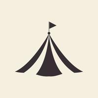 circus logo sjabloon vector pictogram symbool hipster ontwerp