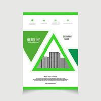 flyer sjabloon corporate voor promotie brochure, corporate business flyer brochure poster pamflet cover ontwerp lay-out achtergrond - onroerend goed vector