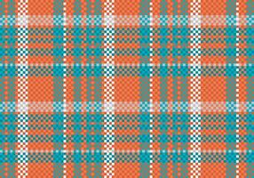 tartan geruite patroon achtergrond. stof textuur. vector. vector