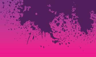 abstracte donkerpaarse spray geschilderd op paarse achtergrond met kleurovergang. vector