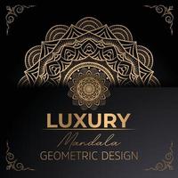 vintage vectorillustratie luxe mandala decoratieve elementen vector