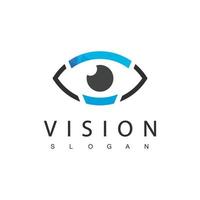 oog logo ontwerpsjabloon, visie logo concept. vector