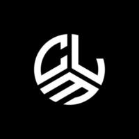 CLM brief logo ontwerp op witte achtergrond. clm creatieve initialen brief logo concept. clm brief ontwerp. vector