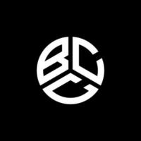 bcc brief logo ontwerp op witte achtergrond. bcc creatieve initialen brief logo concept. bcc-briefontwerp. vector